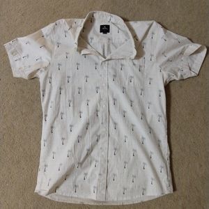Ripcurl collard palm tree shirt